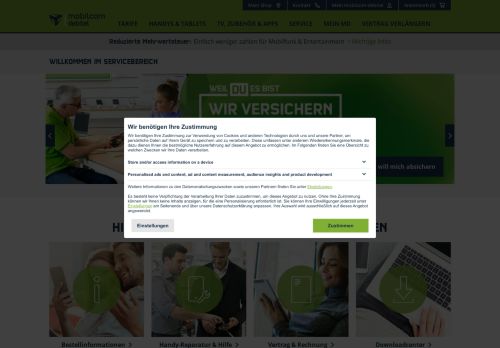 
                            6. Servicebereich für Ihre Fragen | mobilcom-debitel