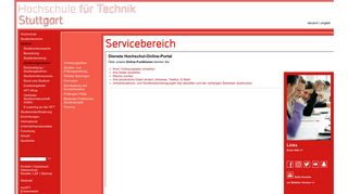 
                            7. Servicebereich - HFT Stuttgart