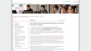 
                            4. Servicecenter Lehre: Ab 27.08.2018: Prüfungsverwaltung ... - Uni Kassel