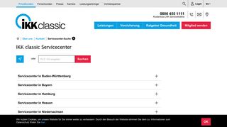 
                            4. Servicecenter-Suche - IKK classic