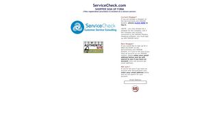 
                            5. ServiceCheck.com - Shopper Sign Up