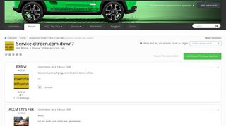 
                            9. Service.citroen.com down? - ACC-Club-Talk - André Citroën Club