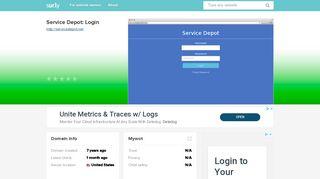 
                            3. servicedepot.net - Service Depot: Login - Service Depot - Sur.ly