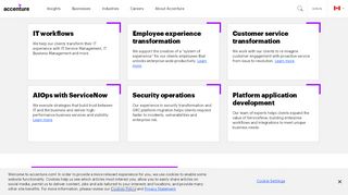 
                            8. ServiceNow Partners: Automation & Implementation | Accenture