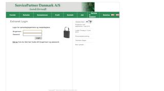 
                            3. ServicePartner Danmark A/S - [Extranet Login]