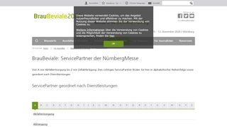 
                            9. ServicePartner der NürnbergMesse | BrauBeviale