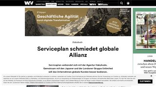 
                            9. Serviceplan schmiedet globale Allianz | W&V