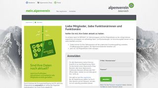 
                            8. Serviceplattform mein.alpenverein Alpenverein