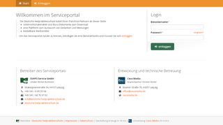 
                            4. Serviceportal @ DtHPS