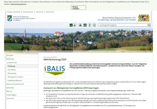 
                            8. Serviceportal iBALIS Mehrfachantrag 2019 vorbereiten - AELF Landshut