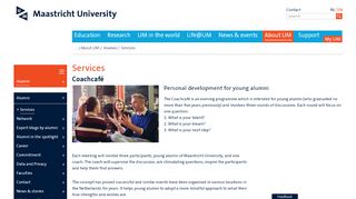 
                            8. Services - About UM - Maastricht University