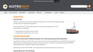 
                            9. Services - AustroDach - Die Dachdenker