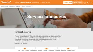 
                            3. Services bancaires | Tangerine