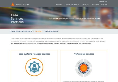 
                            1. Services - Casa Systems