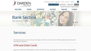 
                            11. Services - Darden Credit Union