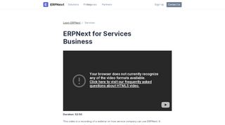 
                            3. Services - ERPNext