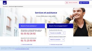 
                            3. Services et assistance - AXA Assurance