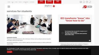 
                            6. Services for students | IED Istituto Europeo di Design
