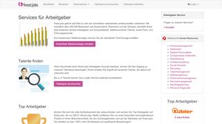 
                            6. Services für Arbeitgeber - finest jobs