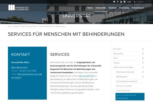 
                            3. Services für Menschen mit Behinderungen - Alpen-Adria-Universität ...