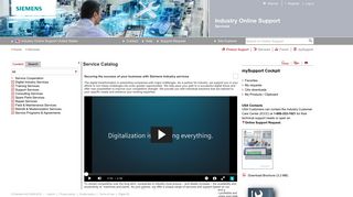
                            2. Services - Industry Support Siemens