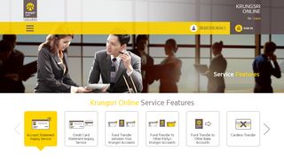 
                            7. Services : Krungsri Online