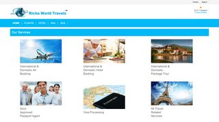 
                            4. Services – Richa World Travels