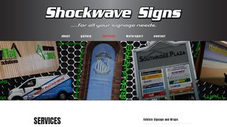 
                            10. Services - Shock Wave Sign Design