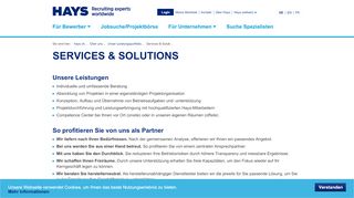 
                            6. Services & Solutions, Schweiz | Hays