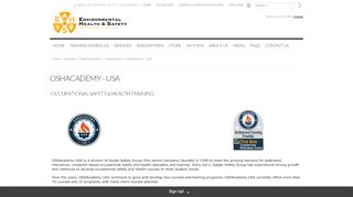 
                            4. Services - Training Services - Associations - OSHAcademy - USA ...