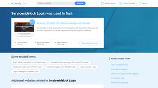 
                            7. Servicesidekick Login at top.accessify.com