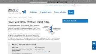 
                            9. Servicestelle Online-Plattform Sprach-Kitas | Stiftung SPI