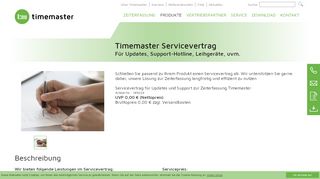 
                            6. Servicevertrag - Zeiterfassung Timemaster WEB