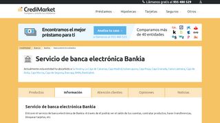 
                            12. Servicio de banca electrónica Bankia - CrediMarket