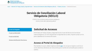 
                            1. Servicio de Conciliación Laboral Obligatoria ... - Portal de Abogados