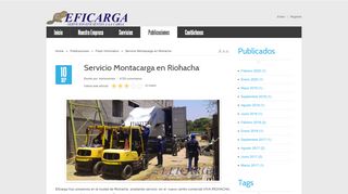 
                            11. Servicio Montacarga en Riohacha - Eficarga SAS