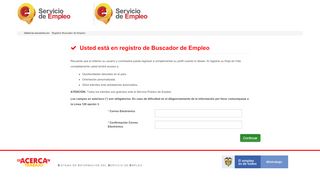 
                            7. Servicio Público de Empleo: Registro de Cuenta