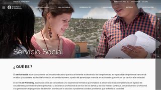 
                            5. Servicio Social | Tecnológico de Monterrey