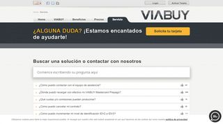 
                            5. Servicio | VIABUY Mastercard Prepago