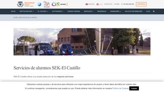 
                            5. Servicios de alumnos | Colegio internacional SEK-El Castillo