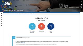 
                            7. Servicios en línea - Servicio de Rentas Internas del Ecuador