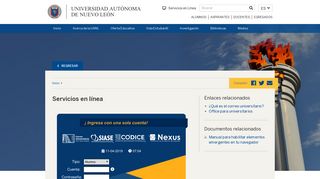 
                            10. Servicios en línea - Universidad Autónoma de Nuevo León