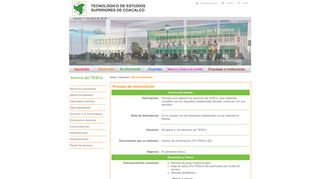 
                            3. Servicios Escolares - Tecnológico de Estudios Superiores de Coacalco