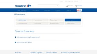 
                            2. Servicios financieros | Carrefour