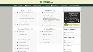 
                            3. Servicios | UEA - UNIVERSIDAD ESTATAL AMAZÓNICA