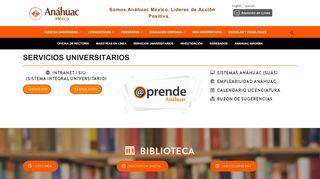 
                            3. Servicios Universitarios | Universidad Anáhuac México