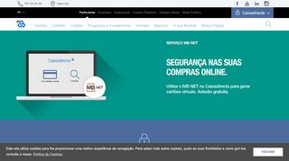 
                            9. Serviço MBNet :: Segurança nos pagamentos online - CGD