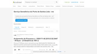 
                            10. Serviço Semafórico do Porto de Santos Ltda - me - JusBrasil