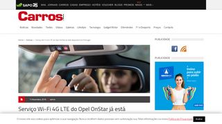 
                            9. Serviço Wi-Fi 4G LTE do Opel OnStar já está disponível em Portugal ...