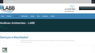 
                            9. Serviços e Resultados « Labb